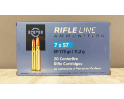 Munitions PPU 7x57, 173 gr SP - Performance et Précision