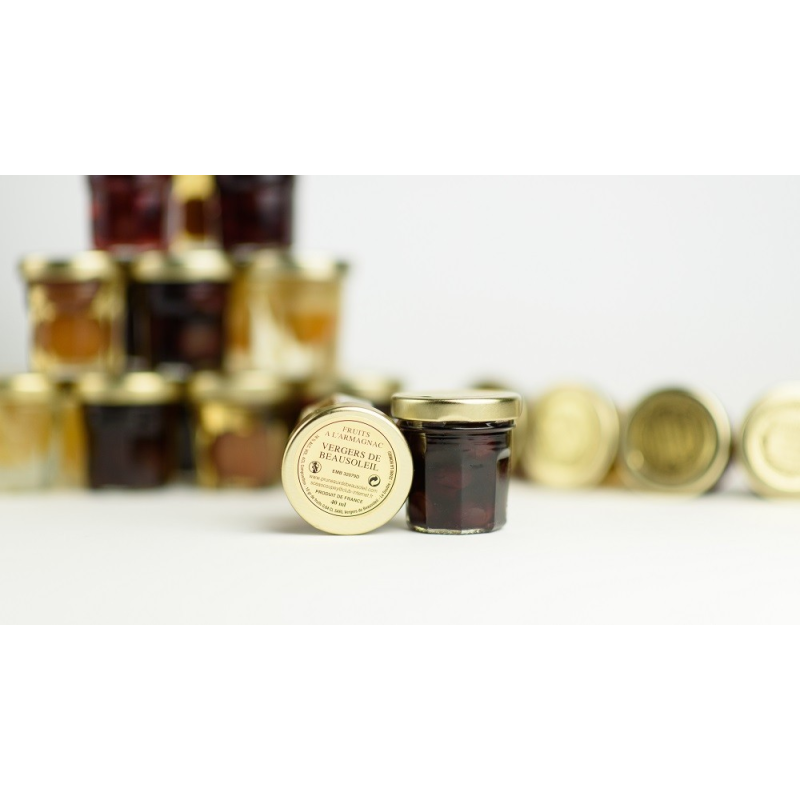 Petite verrine fruit armagnac - 40ml pour café gourmand