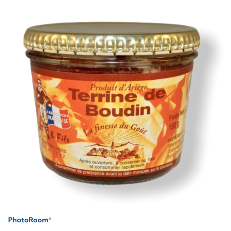 Terrine de boudin - Produit d'Ariège | Épicerie Fine