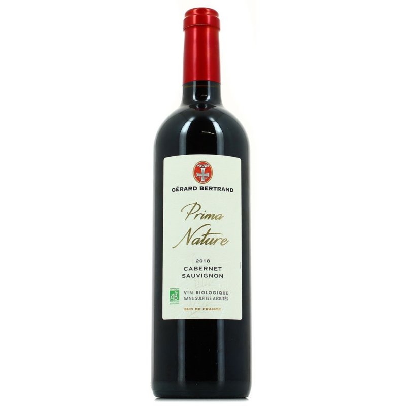 PRIMA NATURE Cabernet Sauvignon 2022 IGP Pays d'Oc BIO - Vin Rouge Haut de Gamme