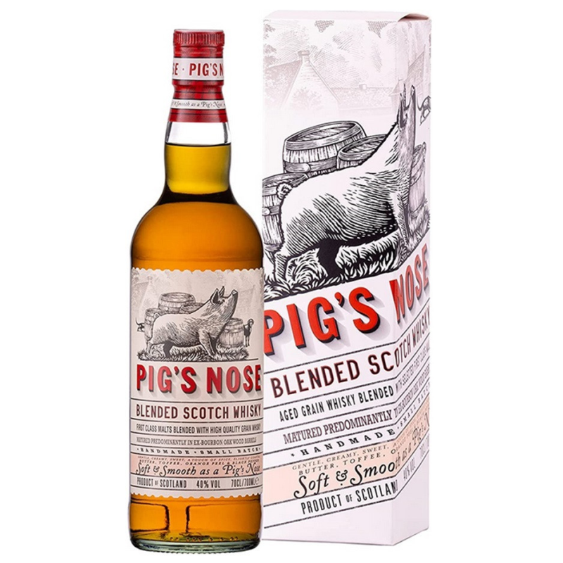 Pig's Nose Blended Whisky 70 cl - Écosse | Whisky haut de gamme