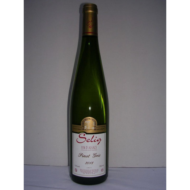Pinot Gris 2023 - Vin blanc raffiné et aromatique
