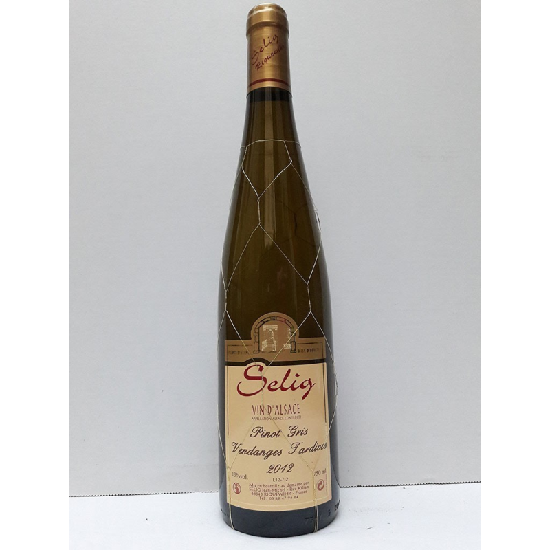PINOT GRIS Vendanges Tardives 2016 - Vin blanc d'exception