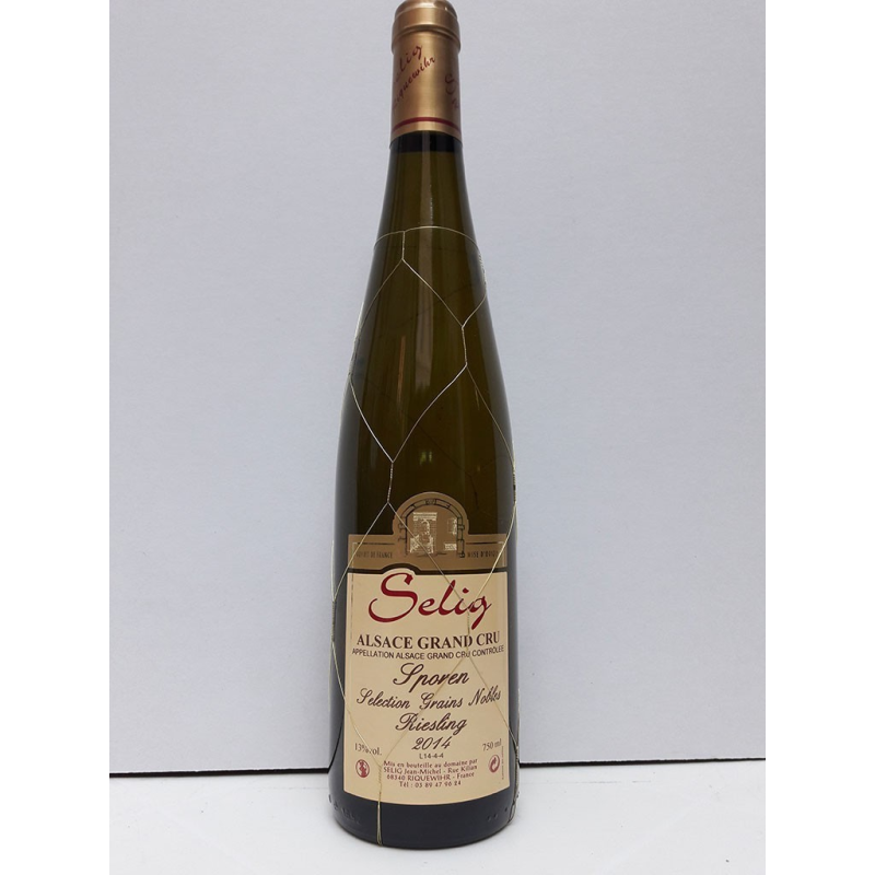 Riesling Sporen Sélection Grains Nobles 2014 - Vin blanc moelleux