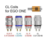 Résistances eGo One Joyetech - Performance et Adaptabilité