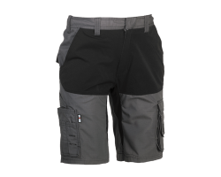 Bermuda de travail extensible Hespar gris Herock - Vêtements Professionnels