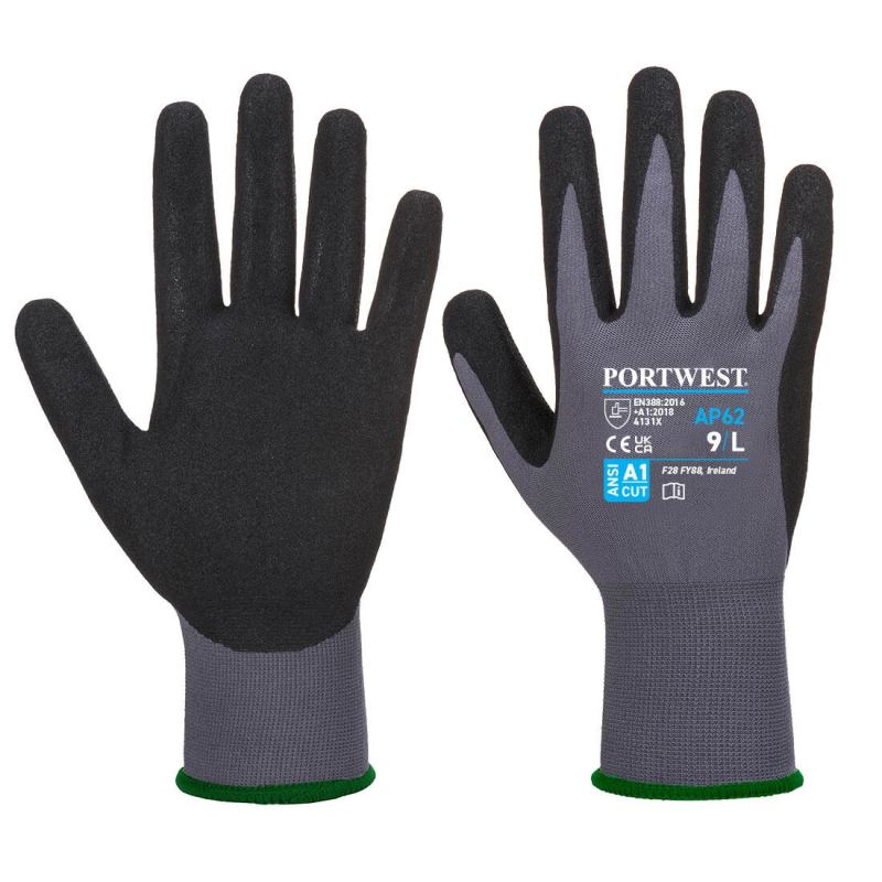 Gants de travail dermiflex Aqua Portwest - Protection et confort