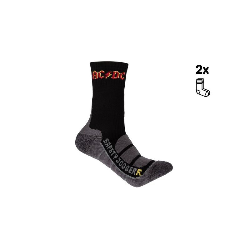 Chaussettes de travail bambou AC/DC - Lot de 2 paires