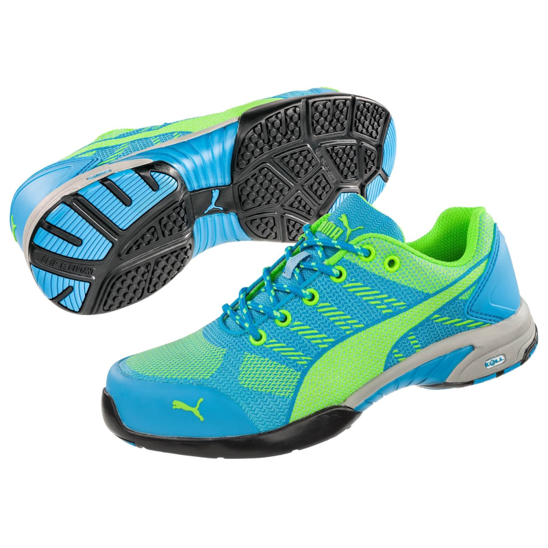 Basket de sécurité femme S1P Celerity Knit Blue - Puma