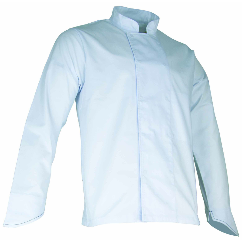 Veste cuisinier blanche manches longues Courgette | Vêtements de cuisine
