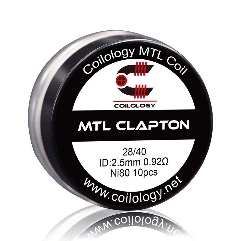 Pack 10 MTL Clapton - Coilology | Cigarettes Électroniques