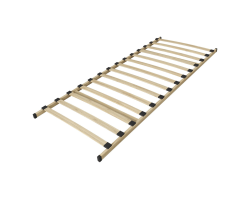 Sommier à lattes Alpha 80x200 - Confort et Robustesse