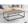 Table basse 'Dallas' décor chêne vieilli - Élégance et fonctionnalité