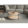 Table basse Dalina 80 cm en chêne vieilli - Élégance moderne