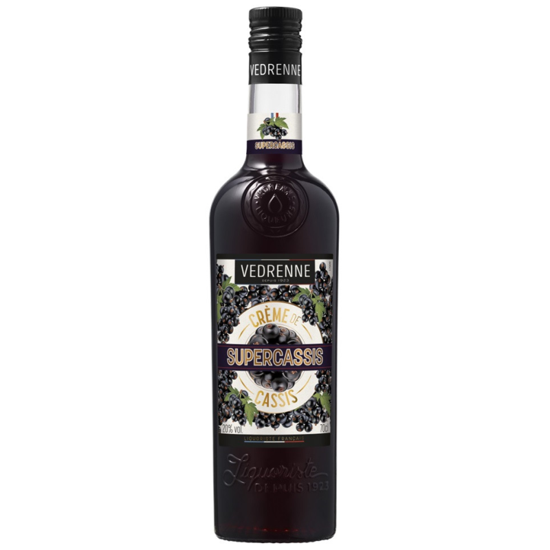 Supercassis Vedrenne 70 cl 20° - Crème de Cassis Haut de Gamme