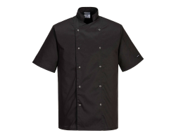 Veste de cuisine manches courtes Cumbria Portwest - Élégance et Fonctionnalité