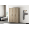 Armoire 'Mike' 3 portes Sonoma - Meubles modernes et fonctionnels