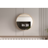 Miroir 'Roxy' 80x80 en chêne vieilli - Accessoire élégant