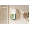 Miroir 'Roza' 80x60 en chêne vieilli - Accessoire élégant