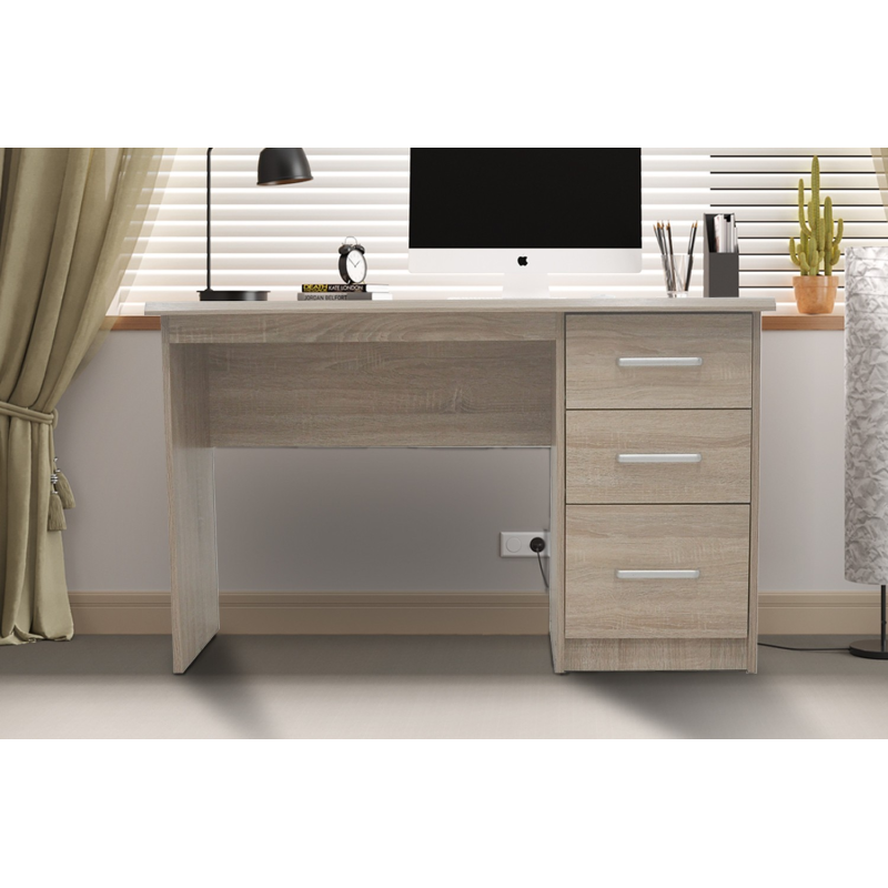 Bureau Mateo 3 tiroirs Sonoma - Élégance et fonctionnalité