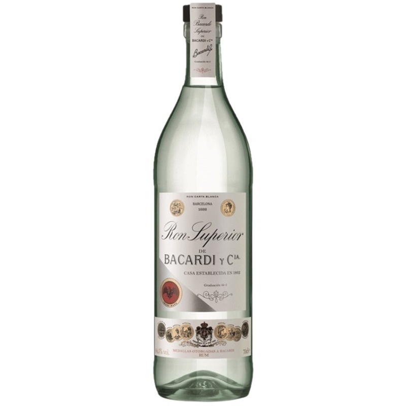 BACARDI Vintage Blanc Rhum Cuba 70 CL 44.5° - Héritage Haut de Gamme