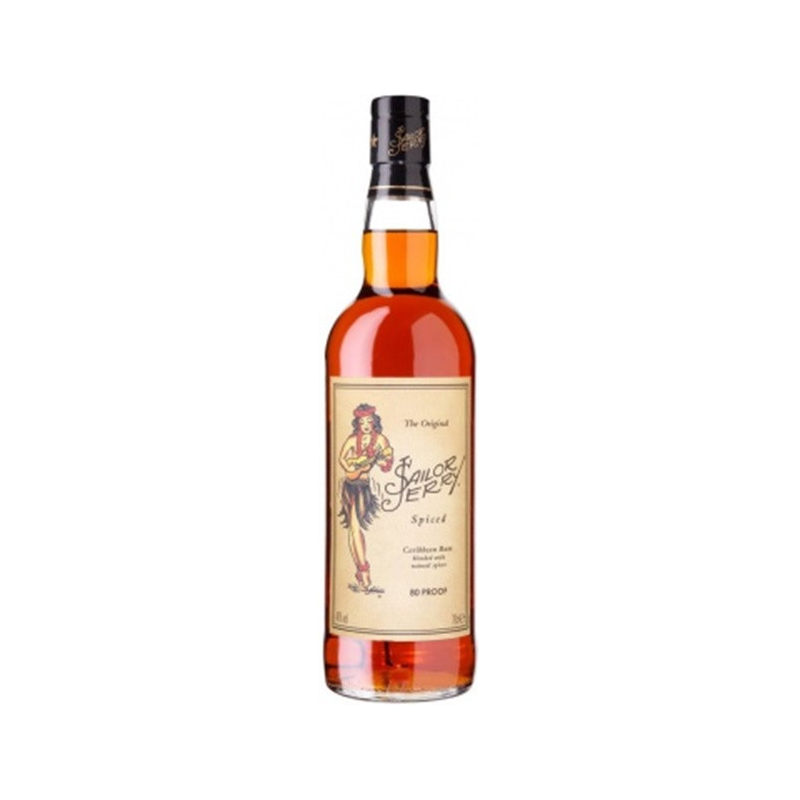 Sailor Jerry Spiced Spirit Drink - Rhum épicé des Îles Vierges 70cl 40°