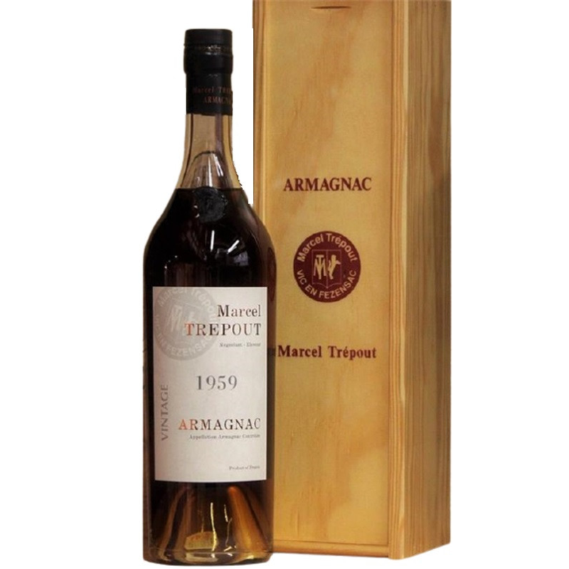 Armagnac Trespout 1959 - Spiritueux Haut de Gamme | Occitanie