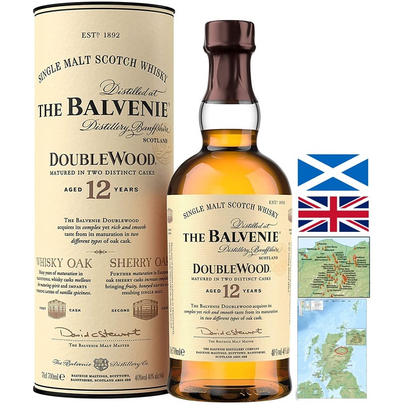 Balvenie 12 ans single malt whisky Speyside - 70 cl - 40°