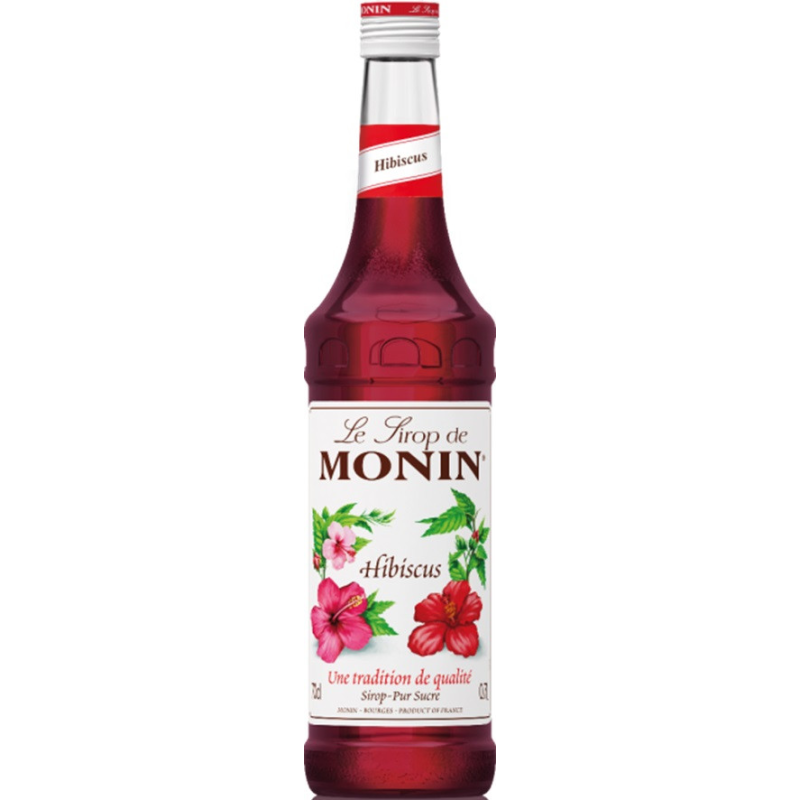Sirop Hibiscus Monin 70 cl - Saveur Florale et Équilibrée