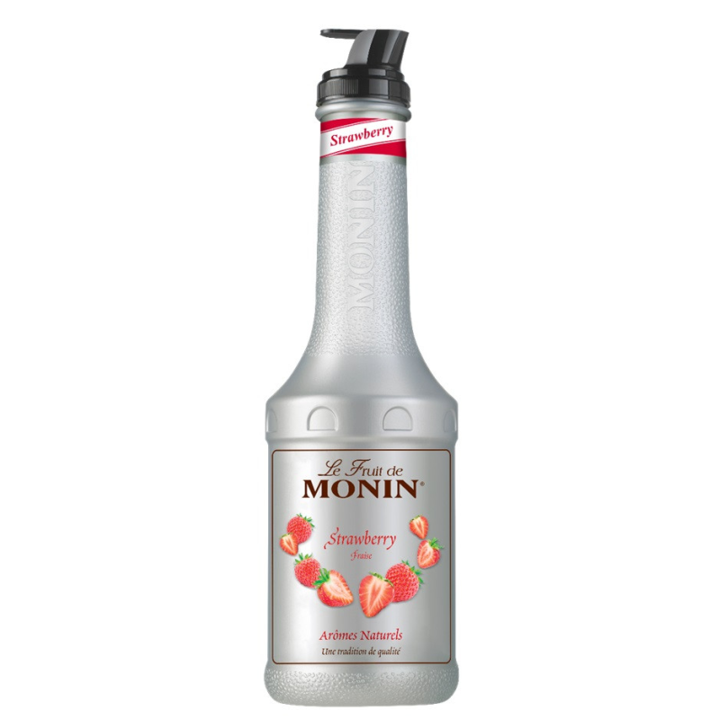 Le Fruit de Monin Fraise 100 cl - Purée de Fraise Haut de Gamme