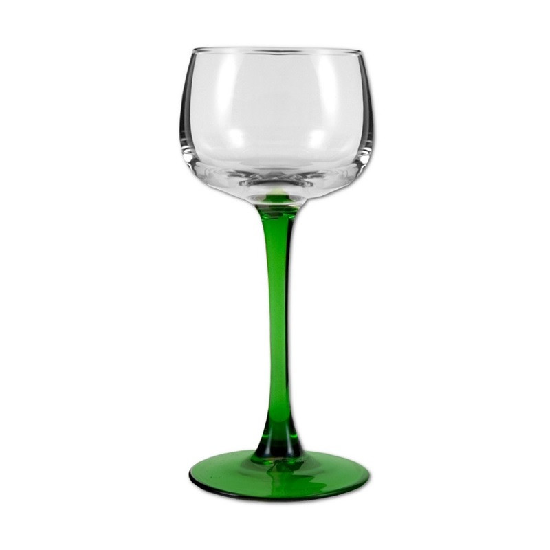 Verre à vin du Rhin pied vert 15.5 cl - Élégance et qualité