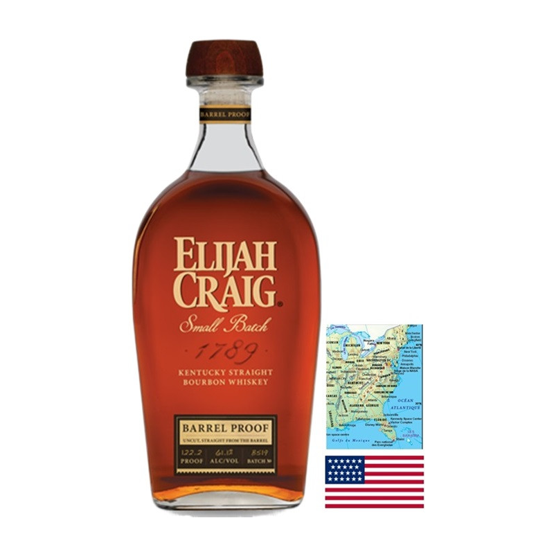 Elijah Craig Barrel Proof Kentucky Bourbon 70cl 65.7° - Un bourbon d'exception