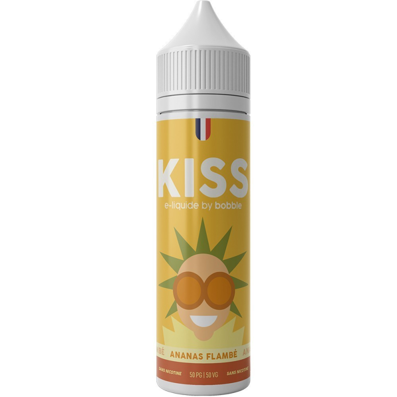 Ananas Flambée - Kiss 50ml | E-liquide Fruité et Gourmand