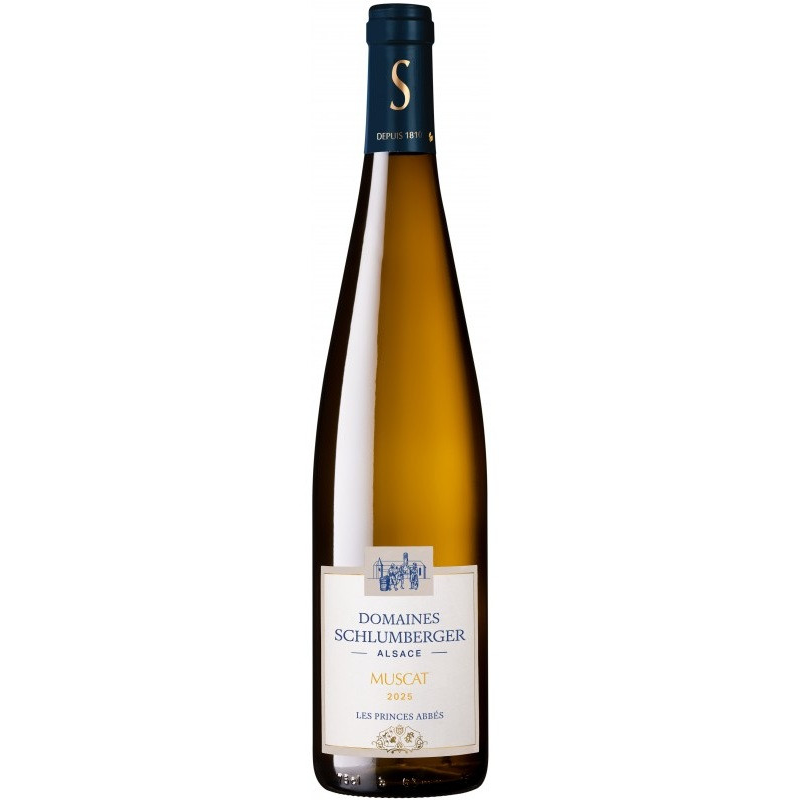 Muscat Princes Abbes Schlumberger 2025 - Vin d'Alsace haut de gamme