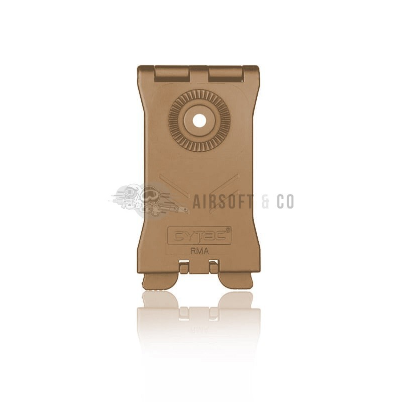 Adapteur Molle New Gen. pour holster ou porte-chargeur rigide (FDE) - Équipement Sportif