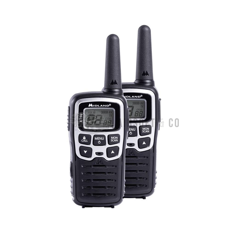 Midland XT50 - Pack de 2 radios haut de gamme | Équipement Sportif