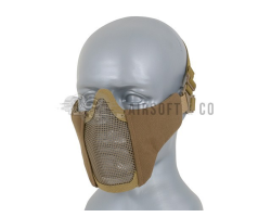 Masque bas de visage semi-grillagé (Coyote Brown) - Équipement Sportif