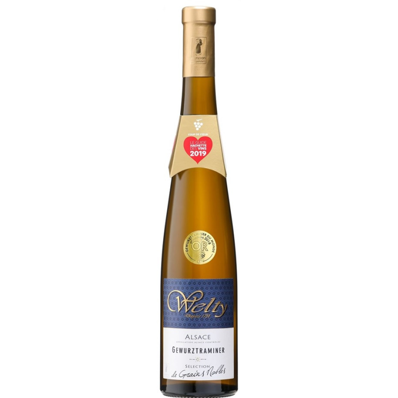 Gewurztraminer Welty Grains Nobles 2018 - Vin Blanc Liquoreux - Alsace AOP