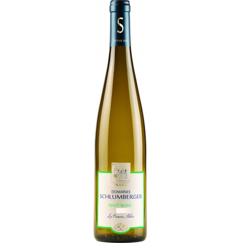 Pinot Blanc Princes Abbés 2021 - Vin Blanc Sec d'Alsace