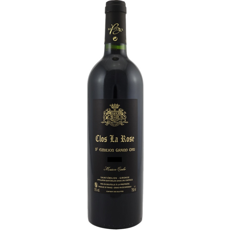 CLOS LA ROSE GRAND CRU SAINT EMILION AOC 2012 75CL - Vin Rouge d'Exception