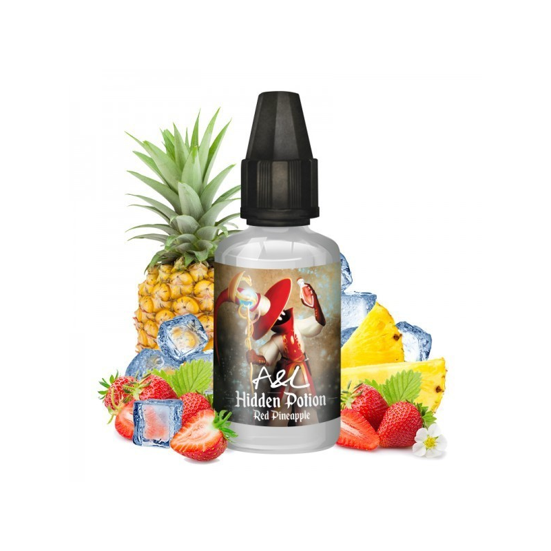 Arôme concentré Red Pineapple Hidden Potion - A&L 30ml pour e-liquides DIY