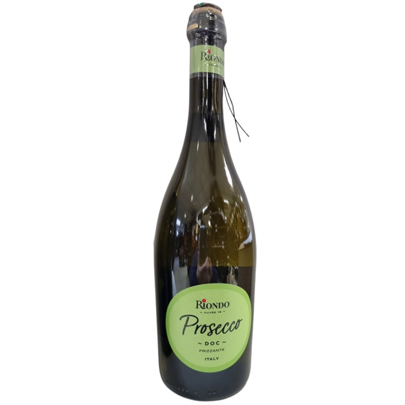 Prosecco Riondo Spumante Veneto DOC 75 cl - Vin Effervescent Italien