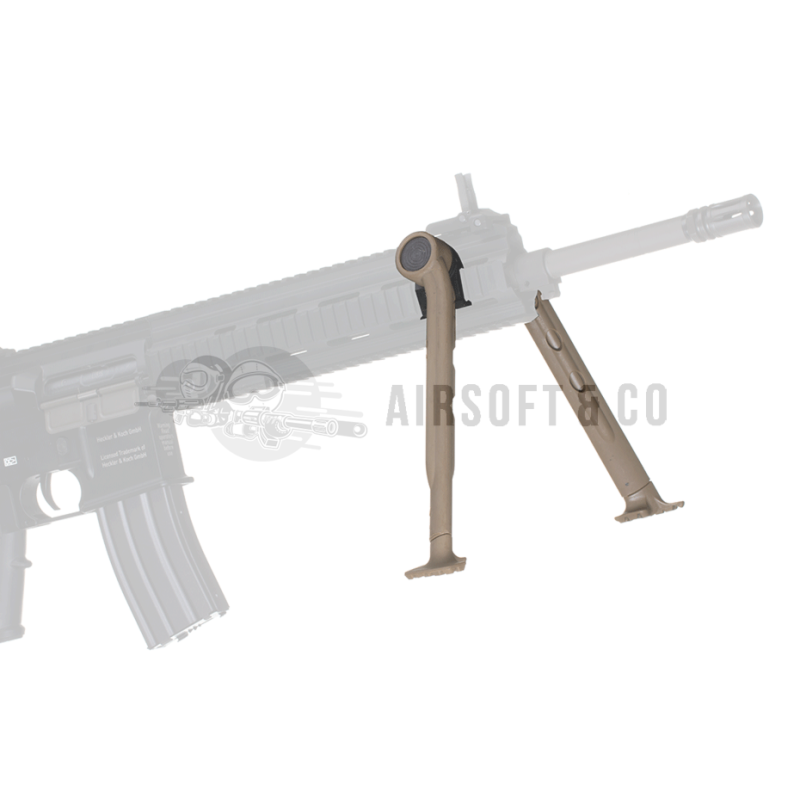 Side Rail Bipod - Stabilité et Performance pour le Tir