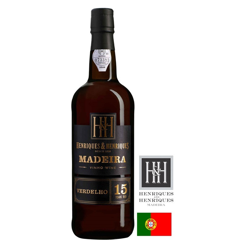 Verdhelo 15 ans Henriques & Henriques - Vin de Madère 75cl 20°