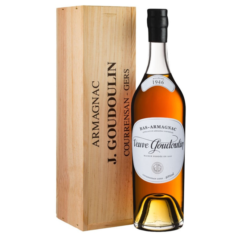 1946 Bas Armagnac Veuve Goudoulin 70 CL 40° - Un Spiritueux d'Exception