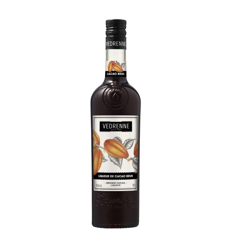 Achetez Cacao Brun Vedrenne Liqueur 70 cl 25° - Liqueur de Cacao Haut de Gamme