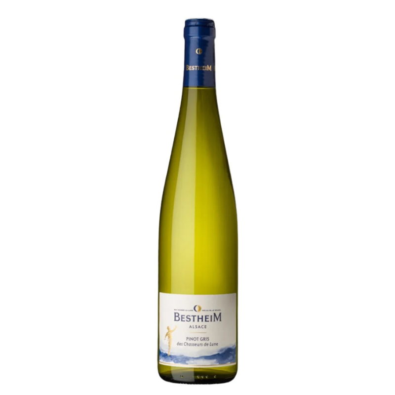 PINOT GRIS CHASSEURS DE LUNE BESTHEIM 2021 - Vin Blanc Demi-Sec Alsace AOC