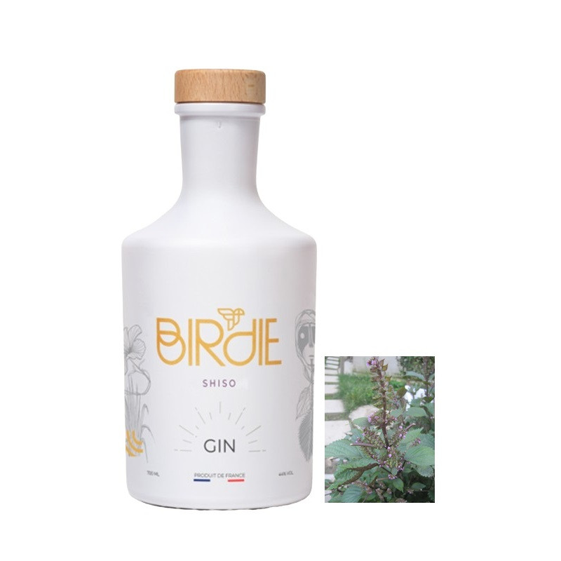BIRDIE SHISO GIN FRANCE 70CL 44° - Spiritueux haut de gamme