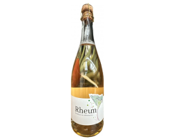 Rheum pétillant de rhubarbe Domaine Ginglinger bio 75 cl - Vin de fruits