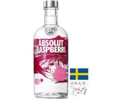 ABSOLUT Raspberry Vodka Suède 70CL - Votre Vodka Fruitée